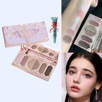 Flower Knows Chocolate Wonder-Shop 8-Color Eyeshadow Palette