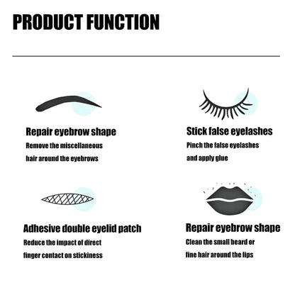 Colorful Eyebrow Tweezers Professional Stainless Steel Tweezers For Men and Women Beauty Clips Facial Hair Removal Makeup Tools