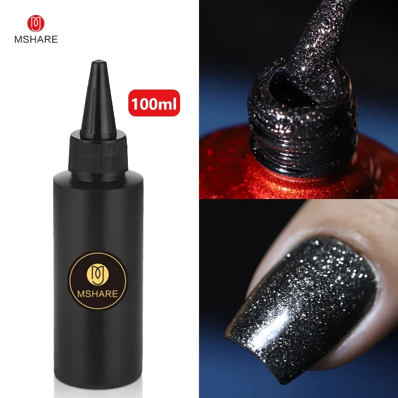 MSHARE 100ML Nail Gel Polish Soak Off UV LED Nails Vernis Semi Permanent Varnish Polish White Red Nail Gel Art