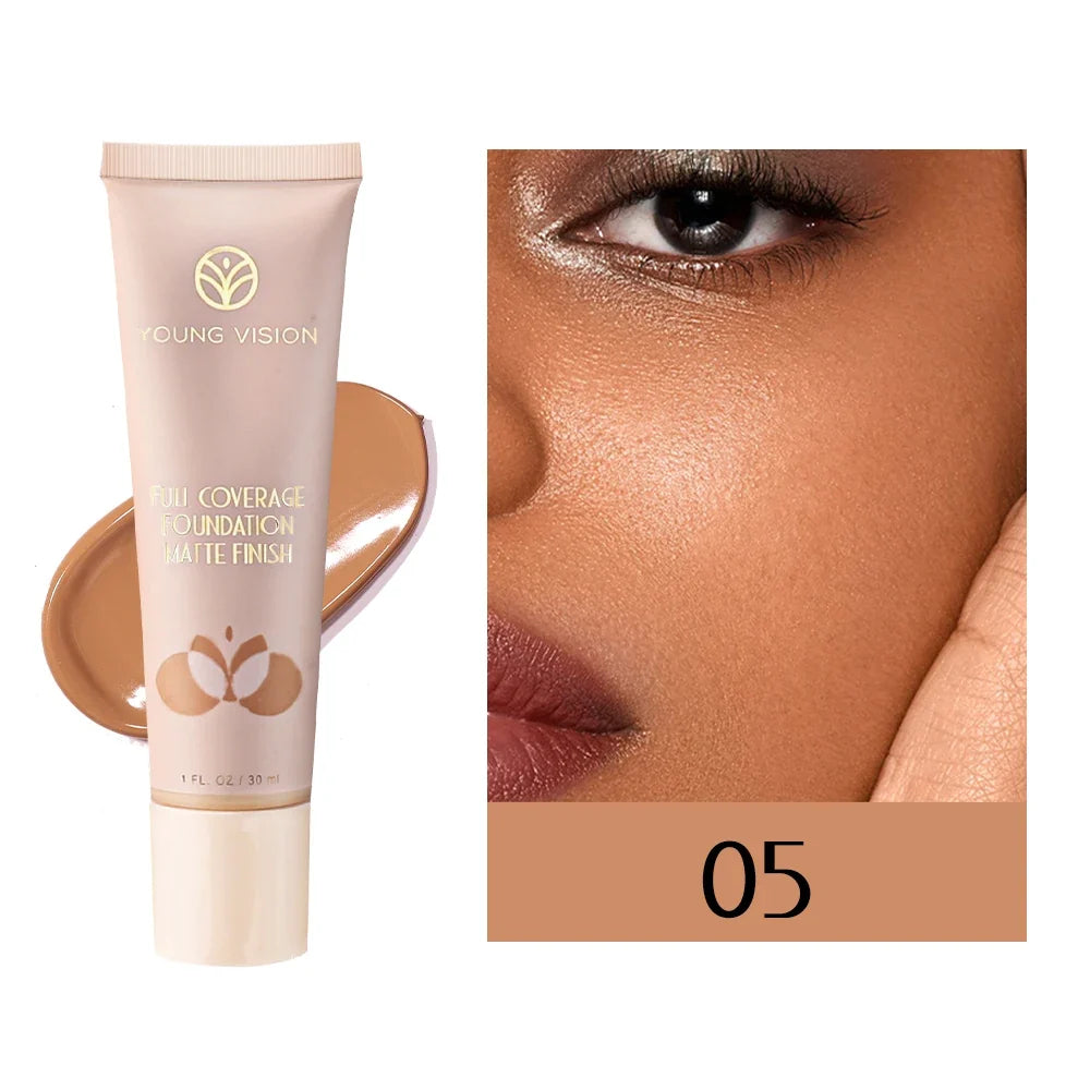 6-color optional concealer BB cream 30ml natural facial concealer primer liquid foundation
