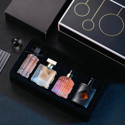 Original Women Perfume Sets 100ml Gift Box 4pce Set Fresh Lasting Fragrance Eau De Parfum Plant Floral Scent Fresh духи женские
