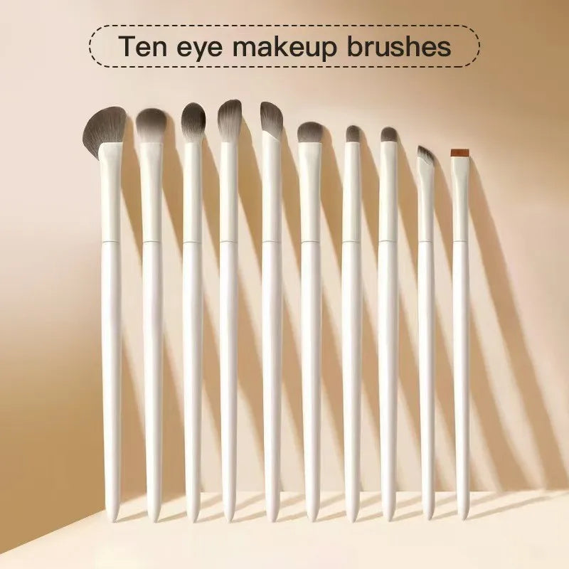 Eye Makeup Brush Set for Beginners Professional Makeup Brush, Under-Eye Detail Cosmetic Brushes Kit Eyebrow Crease Shader