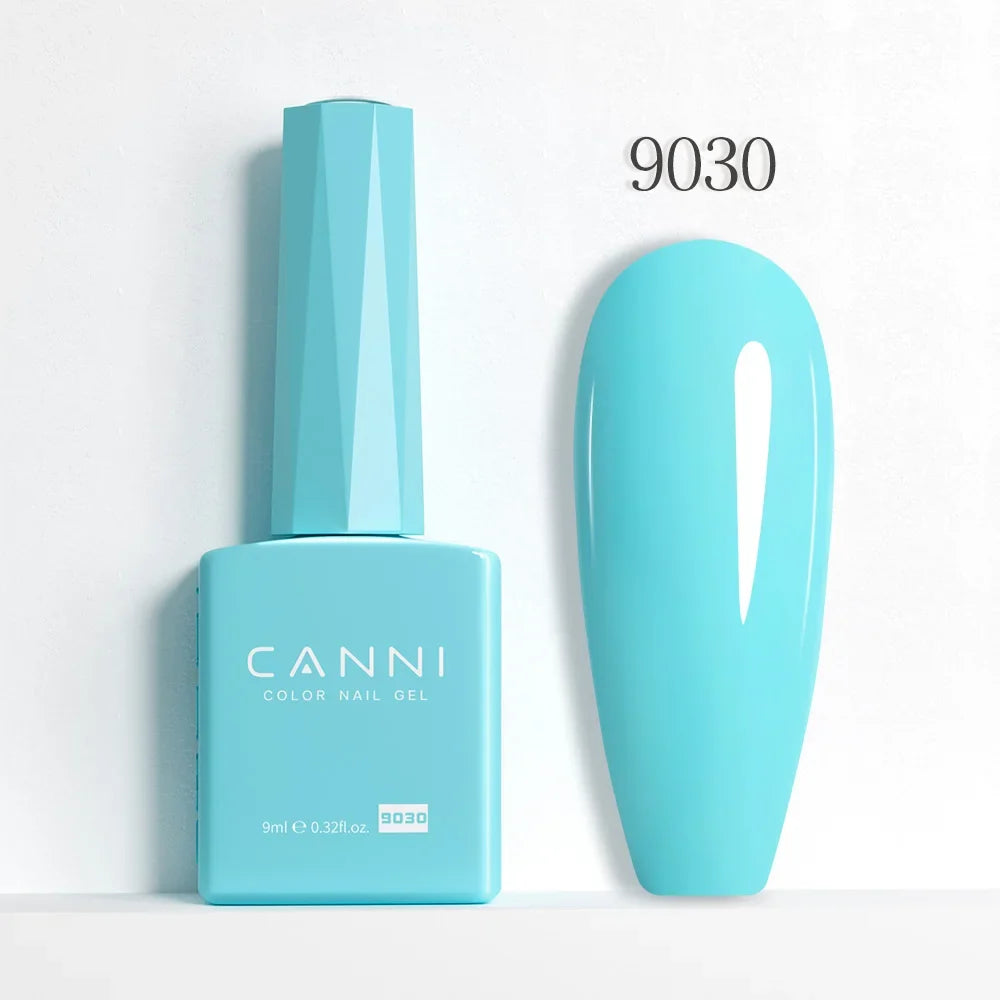 CANNI Hema Free Nail Gel Polish Fall Color Collection Semi Permanent Diamong Long Wear Top Coat Red Gorgeous JellyNude Color 9ml