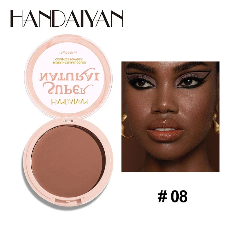 Lasting Oil Control Pressed Powder Bronzer Natural Brighten Waterproof Nude Setting Loose Translucent Powder Dupes Makeup Women