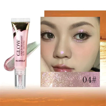 Multifunctional Makeup Pen Liquid Blush Bronzer Contouring Highlighter Pearlescent Fine Flash Sponge Tip Beauty Cosmetics Stick