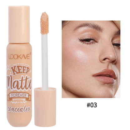 Waterproof Matte Liquid Concealer Cream Makeup Moisturizing Cover Acne Dark Circles Foundation Modify Face Contouring Cosmetics