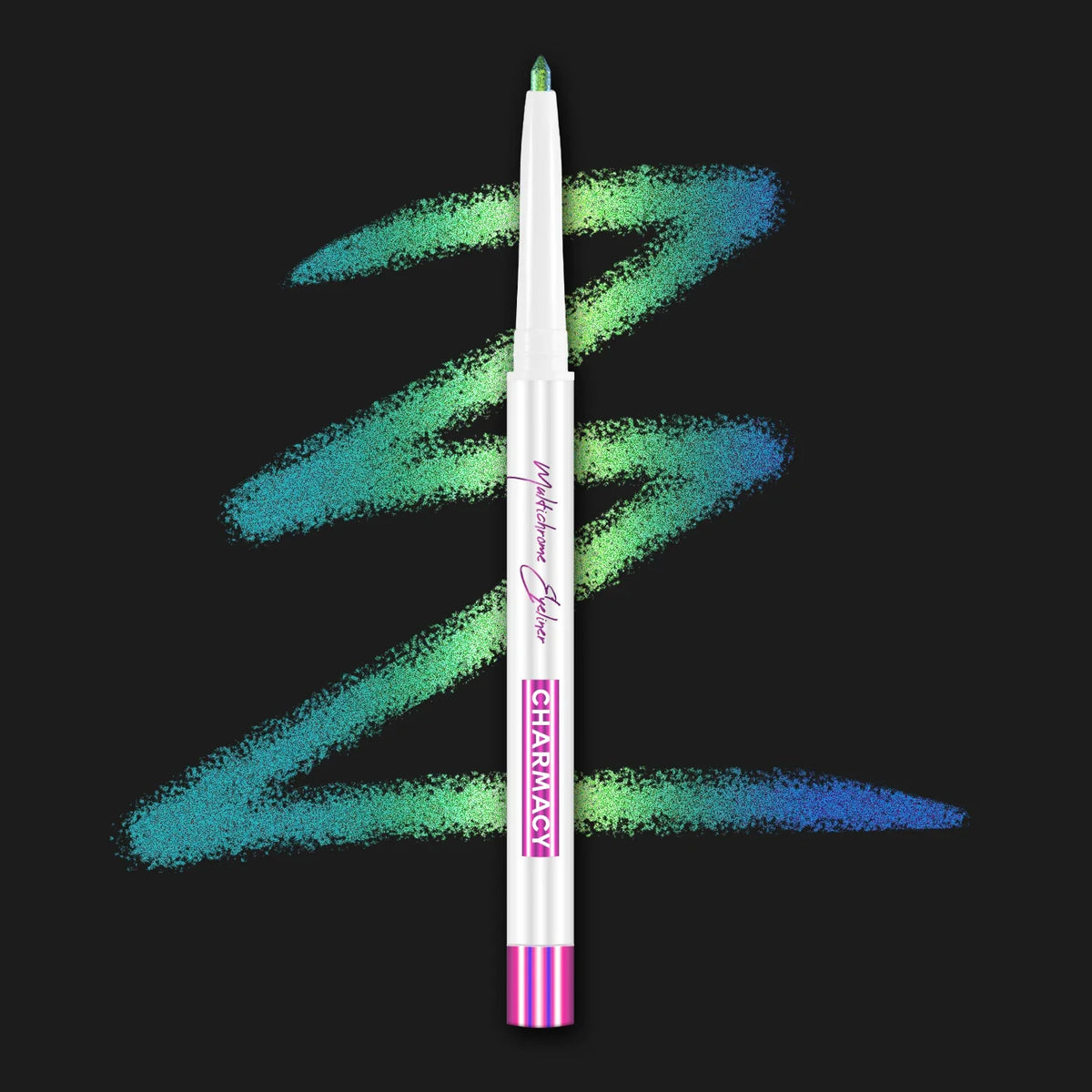 CHARMACY Multichrome Eyeliner Gel Pencil Vegan Smooth Waterproof Eye Liner Long Lasting Cruelty-free Chameleon Eye Makeup