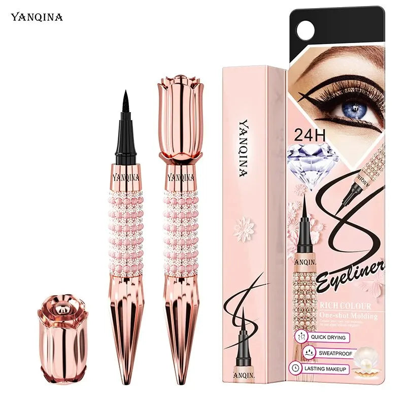 Yanqina Precision Liquid Eyeliner Pen - Waterproof Black