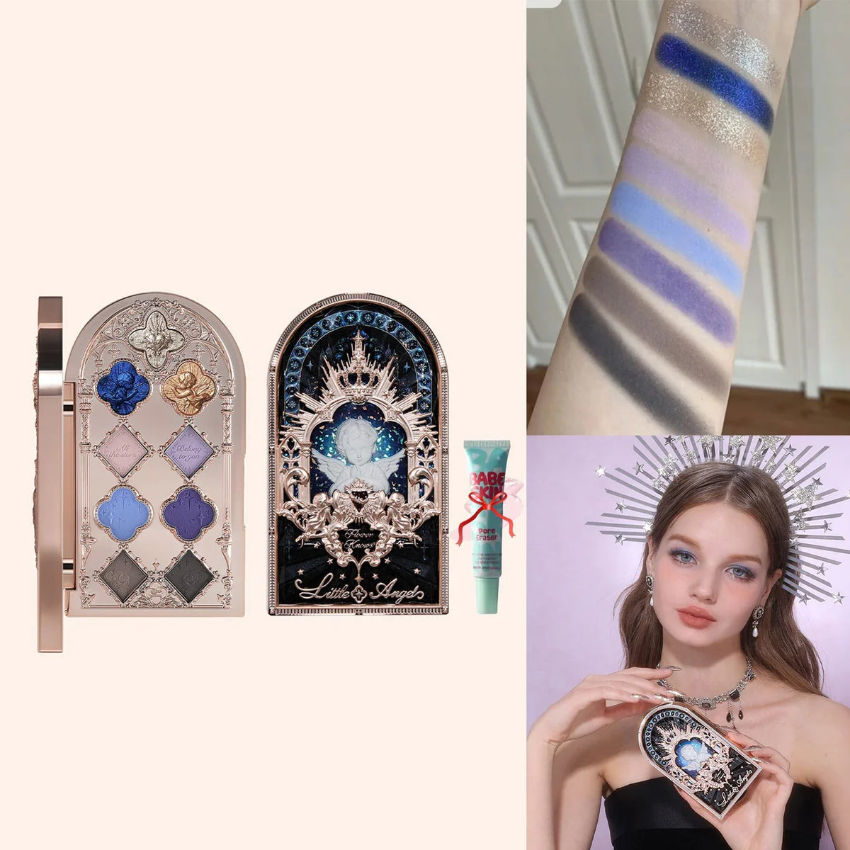 Flower Knows Chocolate Wonder-Shop 8-Color Eyeshadow Palette
