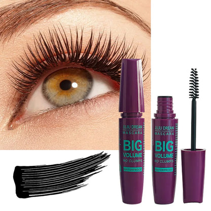 4D Curling Mascara – Lengthening, Waterproof, Sweatproof, Long-Lasting, Smudge-Proof, Unisex, Gentle, Certified