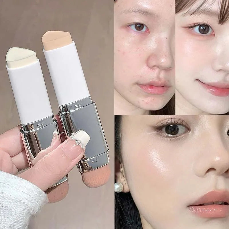 Triangle Eraser Foundation Stick Water Moist Lightweight Concealer Foundation Cover Moisturizing Brightening Face Beauty Makeup