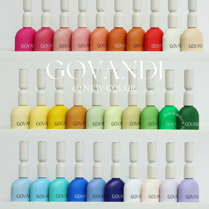 60 Colors Korean Style Loverly Macaron Gel Polish Set 15ML UV Gel Enamel Manicure Salon Soak Off Nail Polish Kit With Color Card