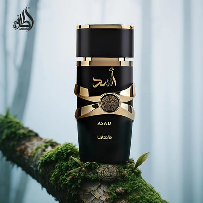 Lattafa Perfumes Asad Unisex Eau De Parfum Spray 3.4 Ounce Arabian Women's Perfume Natural Long Lasting Fragrance Cologne