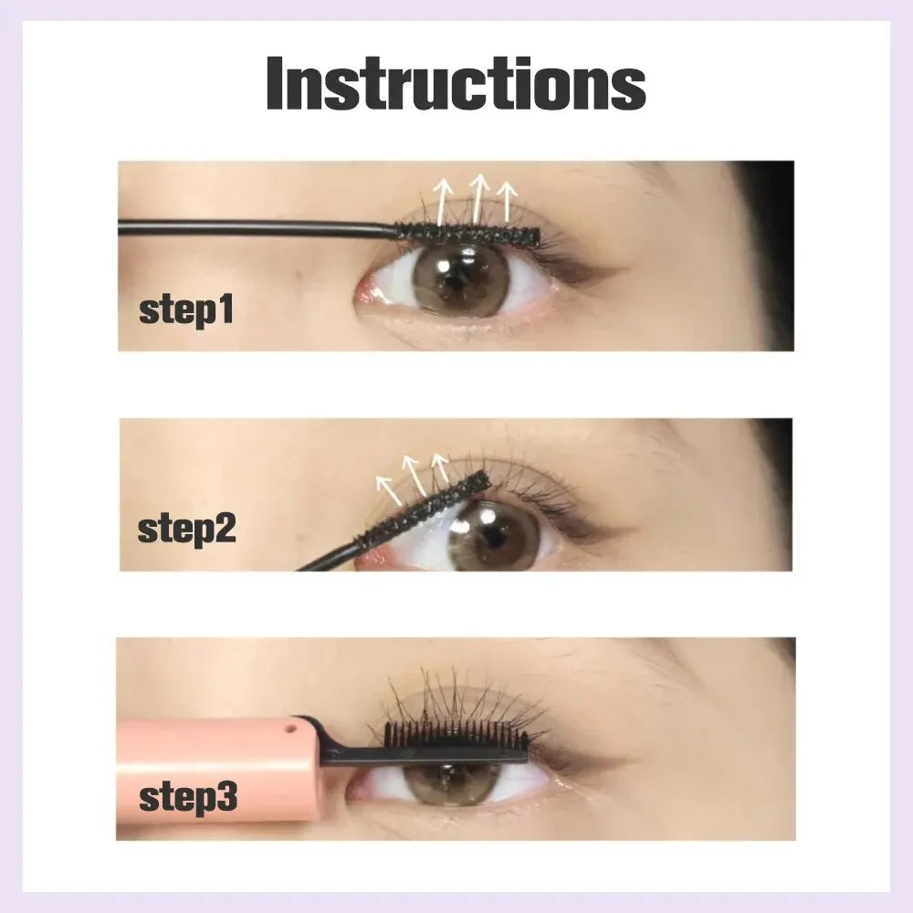 Double-ended Charming Long Mascara Gegebear Natural Curling Long-lasting Waterproof and Sweat-proof Eyelash Primer