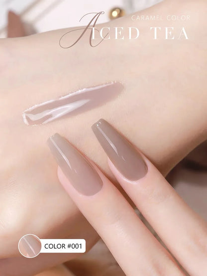MIANEL  12ML Japanese Style Fairy Gel Nail Polish White Pink Nude Color Ice Clear Nail Polish Pink Nails Summer Nails 1-24pcs