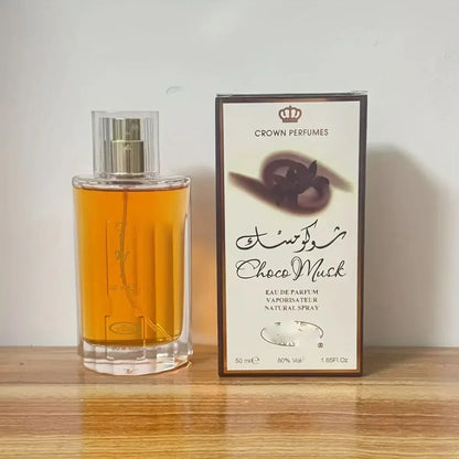 50ml Women's Luxury Perfume Chocolate And Musk Fragrance With Rose And Vanilla Notes Fragrance Arabian Dubai Cologne Perfume
