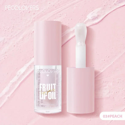 BIG Fruit Lip Oil Lip Enhancer Plumper Big Brush Moisturising Clear Lip Gloss Sexy Lip Makeup Care Cosmetics for Women Girl Lady