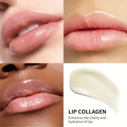 Collagen Lip Mask,Autumn and Winter Lip Moisturizing, Deep Moisturizing Overnight Lip Balm Lip Plumper for Dry Repair Lip Care
