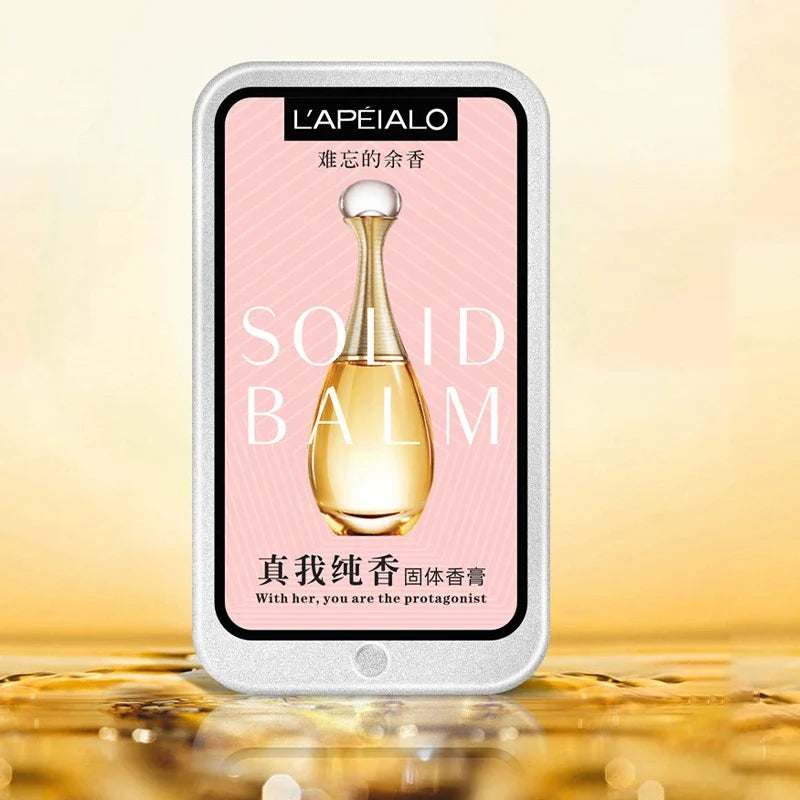 Woman Body Pheromone Perfume Solid Balm Long Lasting Fragranc Light Fragranc Portable Solid Perfume Balm