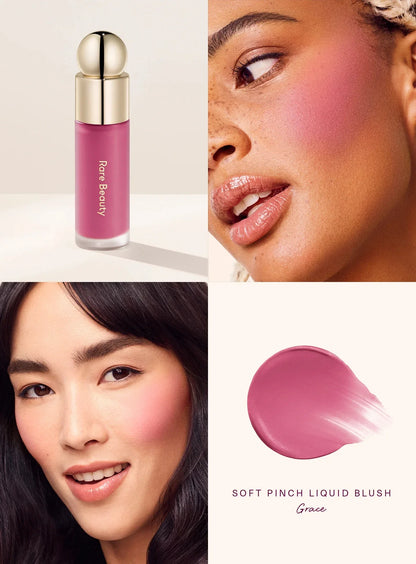 Rare Beauty Light Silky Touch Highlighter Soft Pinch Liquid Blush Positive Light Lqiuid Luminizer Stay Vulnerable Melting Blush
