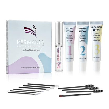Permania Eyelash Lift and Brow Lamination Kit - Instant Curling