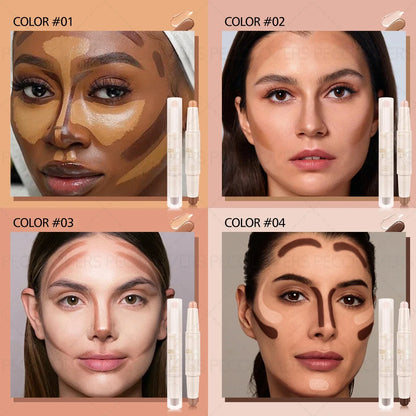 1PC Highlight and Contour Stick, Facial Highlighting, Shaping The Facial Contour, Three-dimensional, Essential Daily Makeup Tool