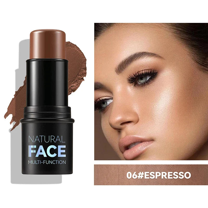 Face Pearl Stone Highlighter Stick Contour Shading Lasting Cheek Stereoscopic Brightening Skin Blush Illuminator Makeup Cosmetic