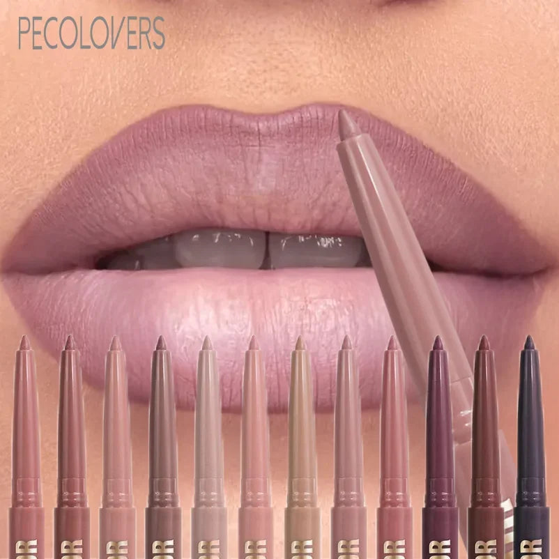 1PC Matte Lip Liner Pen - Long-Lasting, Waterproof, Easy Glide, Moisturizing Suitable for All Skin Types, Lip Makeup