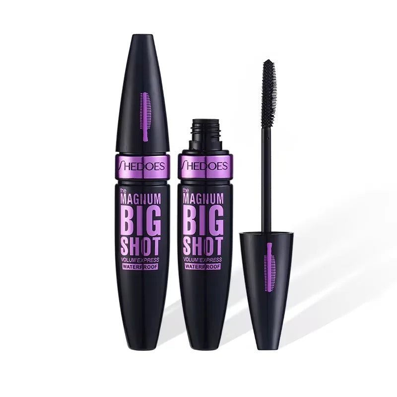 Black Waterproof Lengthening Mascara - Thick Long Lasting Black