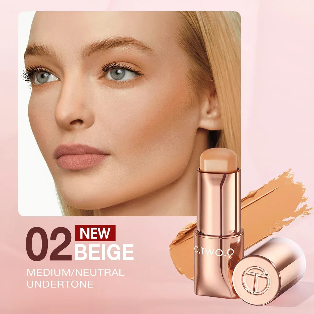 O.TWO.O Contour Stick Cream Long-wear Lightweight Brighten Stick Easy to Sculpt Face Concealer Bronzer Contouring Makeup Pen