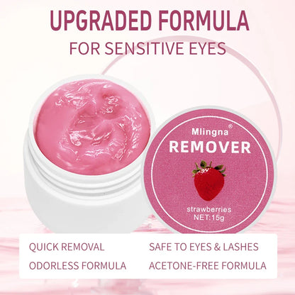 15g Eyelash Glue Lash Extensions Remover Cream Korea Professional Makeup Tools Lash Glue Remover Cream for Eyelash Extension
