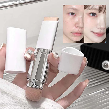 Triangle Eraser Foundation Stick Water Moist Lightweight Concealer Foundation Cover Moisturizing Brightening Face Beauty Makeup
