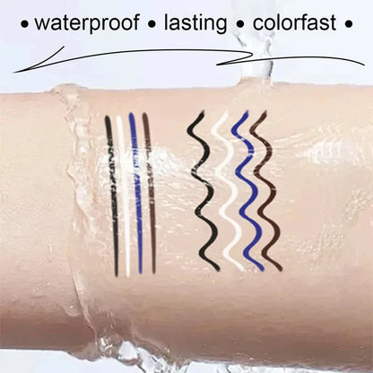 4 Pcs/set Retractable Eyeliner Durable Waterproof Eyeliner Pencil Non-smudging Soft Easy to Operate Sweat