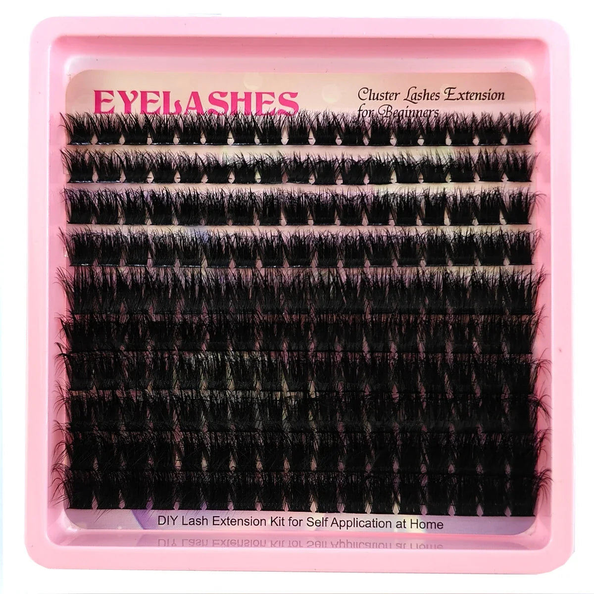 10Row 40D-200D 5D Fluffy Thick Lashes Clusters 10-18mmMix Wispy Individual Lashes Extensions Clusters DIY Makeup False Eyelashes