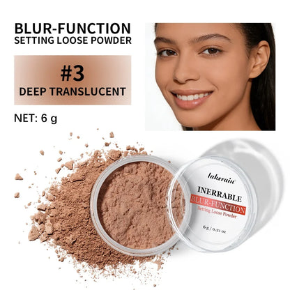 Professional Loose Powder Oil Control Anti-Sweat Waterproof Matte Base Makeup Long-lasting Face Setting Powder Beauty Makeup