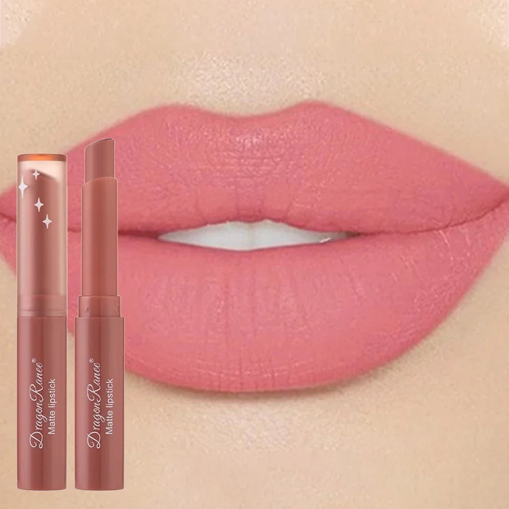 Nude Matte Lipstick Waterproof Lip Sticks Not Fading Sexy Red Velvet Lipsticks for Women Make Up Long Lasting Lip Cosmetics