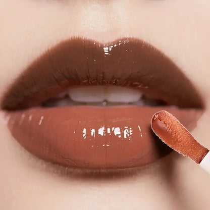 4pcs Dark Brown Lip Kit - Lip Liner + Lip Glaze, Waterproof & Long-Lasting Matte Effect,Versatile for Casual & Formal Occasions,