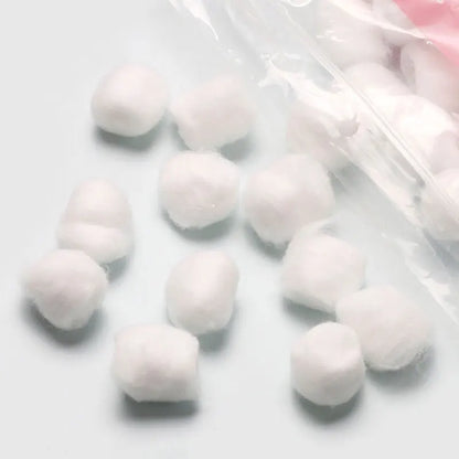 100Pcs/Pack Cotton Balls Nail Polish Remover Cleaning Tool UV Gel Nail Tips Cleaner Nail Art Manicure Assossories
