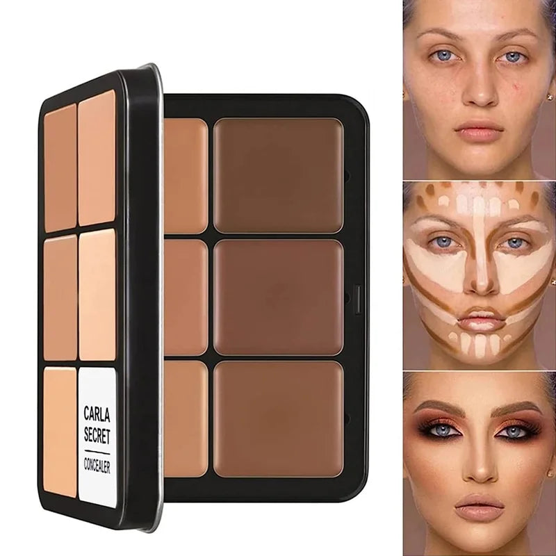 12 Color Concealer and Cream Foundation Matte Palette