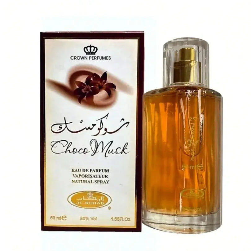Al Rehab Choco Musk Collection: Varied Scented Bottles, Sweet & Rich Fragrances for Unisex