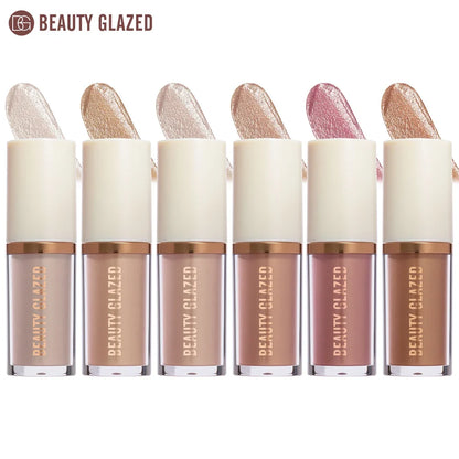 6 Color Face Liquid Highlighter Bronzer Contouring Highlight Fluid Makeup Face Shimmer Shine High Lighter Iluminador Maquillaje
