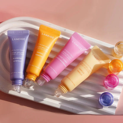 Fruit Lip Glowy Balm Lightweight Hydration Lip Treatment Healing Moisturizing All-natural Lips Mask Lip Power Lips Care Repair