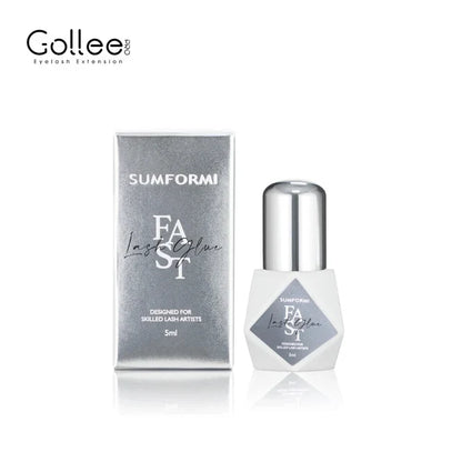 Gollee 1s Dry Eyelashes Adhesive Mixed Floral Fragrance Eyelash Extension Glue with Bonder Glue Lash Accelerator Waterproof Bond