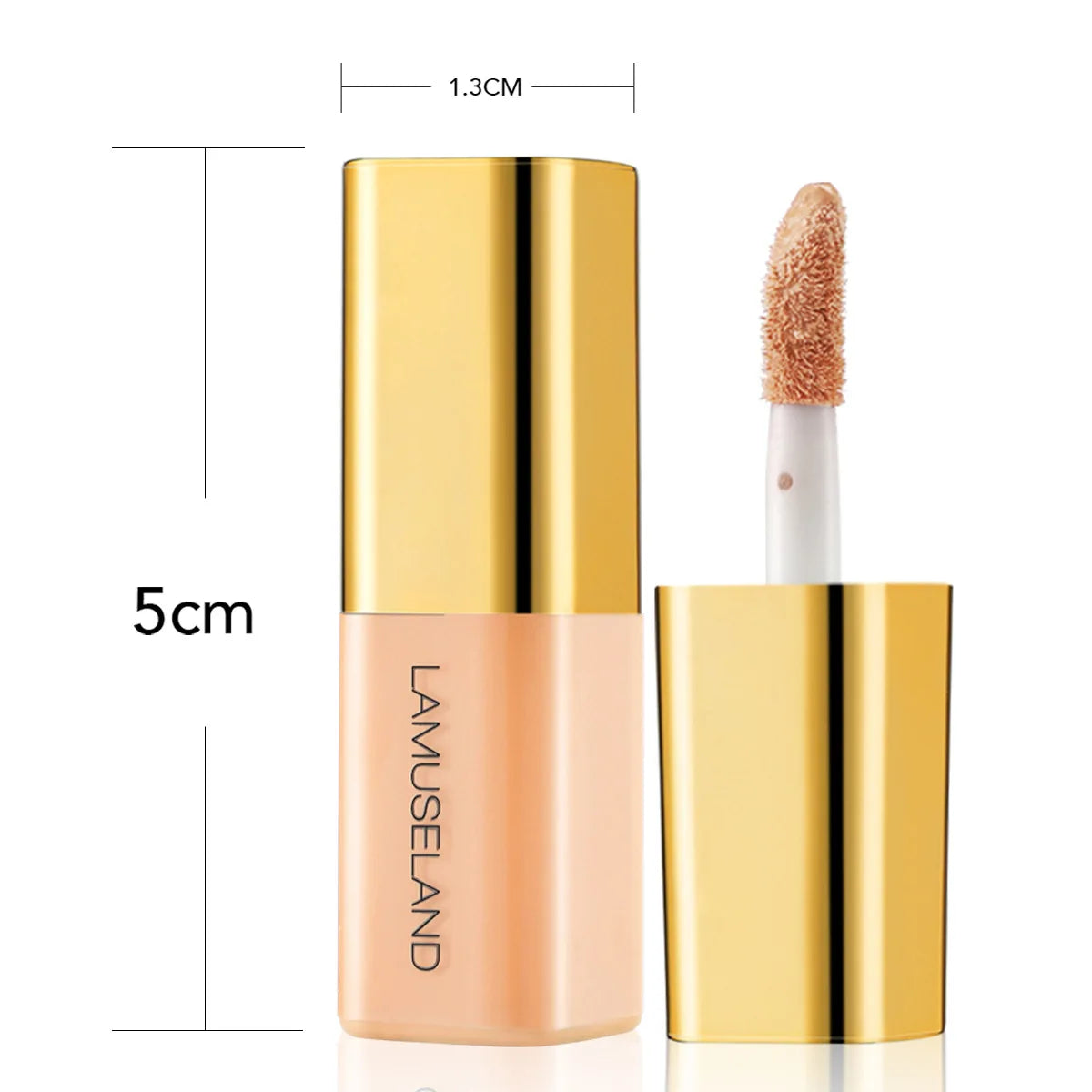 Wheat Tone Moisturizing Liquid Concealer Oil Control Invisible Full Coverage Pores Dark Circles Ivory Foundation Cream Makeup