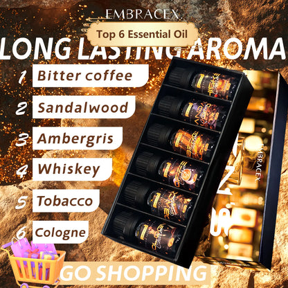 10ml Ambergris Essential Oil Men'S Essential Oils Gifts For Father/Brother For Perfume Making DIY Candle/Soap Skin Hair Care