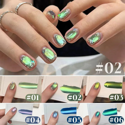 MIANEL 12ML Emperor Green Cat Eye Gel Nail Polish Whitenning Nails Green Nails Suitable For Nail Salons Nail Supplies  1-21pcs