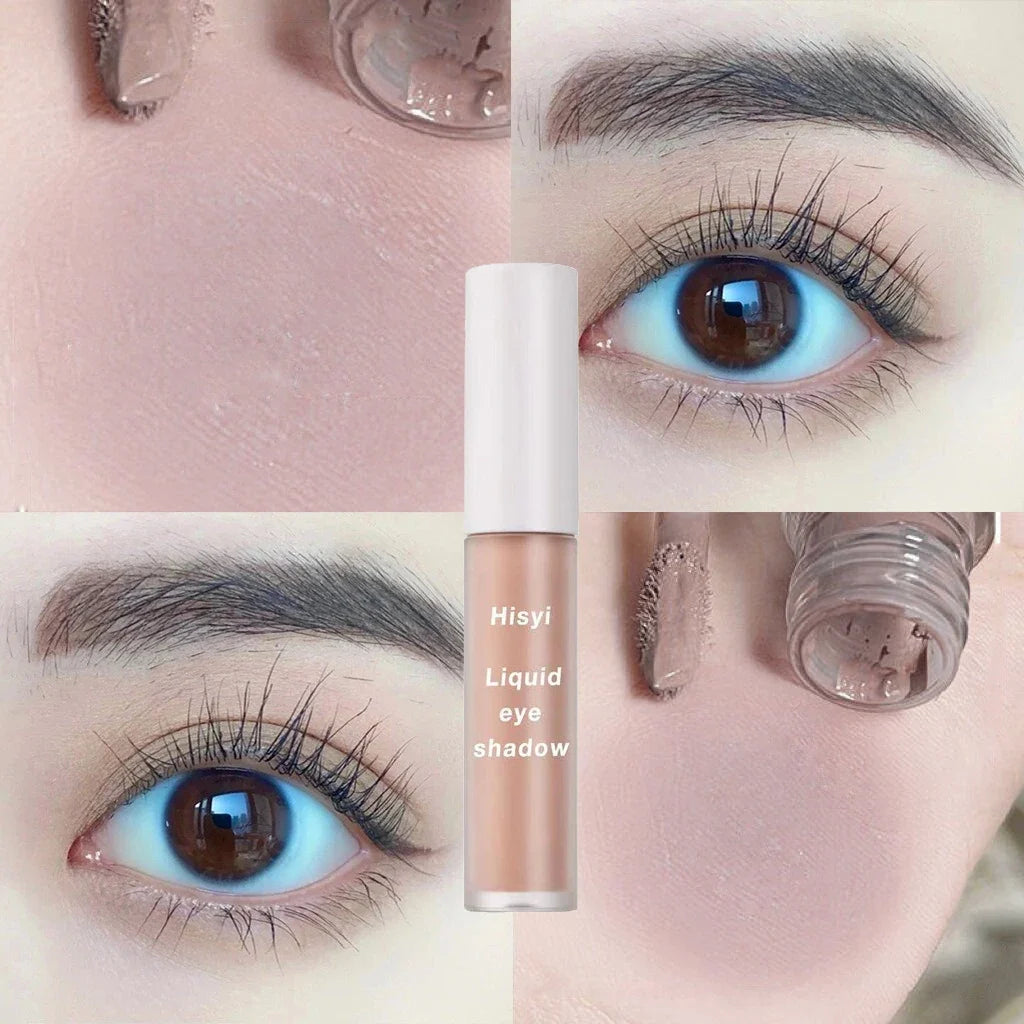 Low Saturation Matte Liquid Eye Shadow Blush Waterproof Easy To Color Brightening Natural Contouring Eyeshadow Pigment Makeup