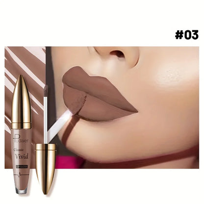 High Pigmented Matte Lip Glaze - Long-Lasting, Smudge Proof, Liquid Lipstick Makeup Valentine's Day Gifts, Women's Day Gift