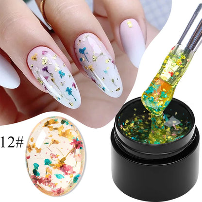 Mtssii 8ml Metallic Painting Nail Gel Polish Gold Silver Creative Elastic Nail Gel for PaintingDrawing Magic Mirror Gel Varnish