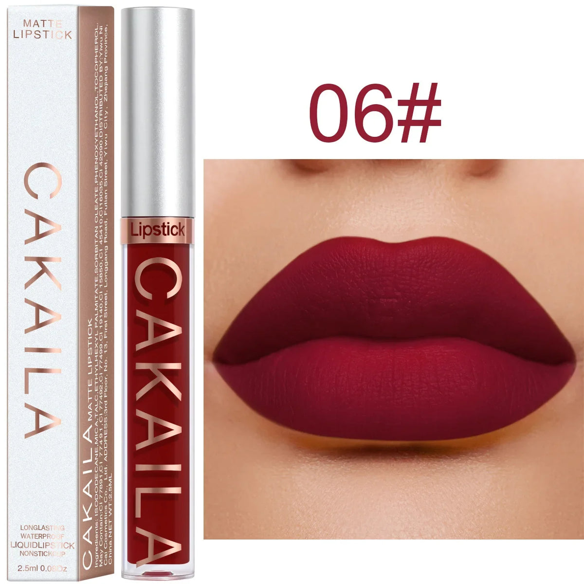 18 Color Lipstick Matte Non-stick Cup Waterproof Lip Gloss